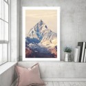 Himalaya Mountains Portrait Art Print