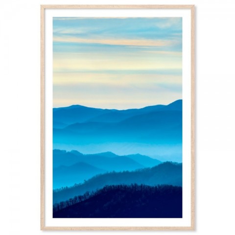 Misty Mountains Art Print