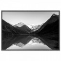 Snow Mountain Lake Art Print