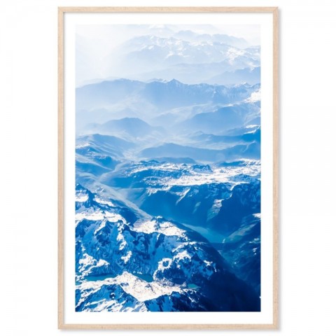 Winter Mountains Art Print