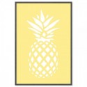 Coastal Pineapple Lemon Art Print