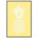 Coastal Pineapple Lemon Art Print