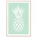 Coastal Pineapple Mint Art Print