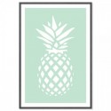 Coastal Pineapple Mint Art Print