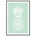 Coastal Pineapple Mint Art Print