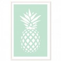 Coastal Pineapple Mint Art Print