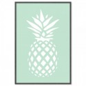 Coastal Pineapple Mint Art Print