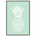 Coastal Pineapple Mint Art Print