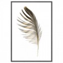 Gold Feather Art Print