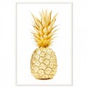 Gold Pineapple Art Print