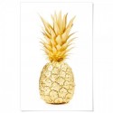 Gold Pineapple Art Print