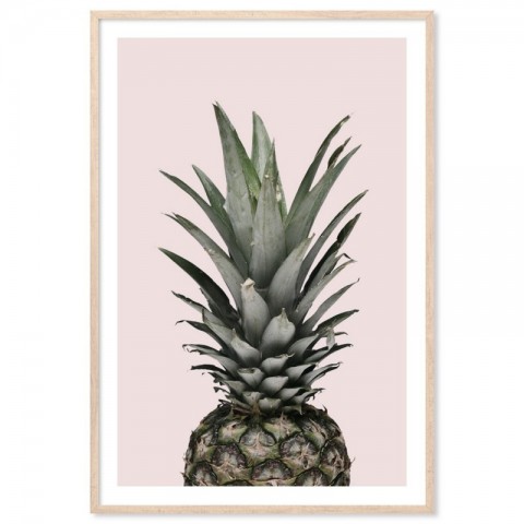 Pineapple Nouveau Art Print