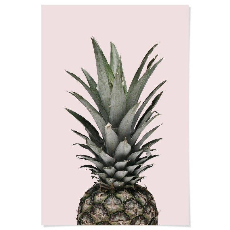 Pineapple Nouveau Art Print