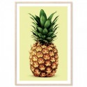 Pineapple On Lime Art Print
