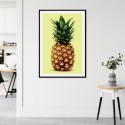 Pineapple On Lime Art Print