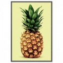 Pineapple On Lime Art Print