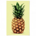 Pineapple On Lime Art Print