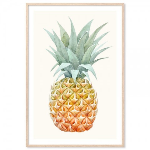 Vintage Pineapple Art Print