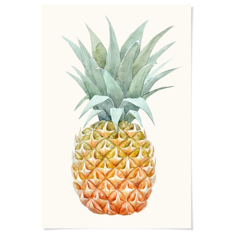 Vintage Pineapple Art Print