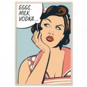 Eggs Milk Vodka Art Print