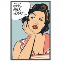 Eggs Milk Vodka Art Print