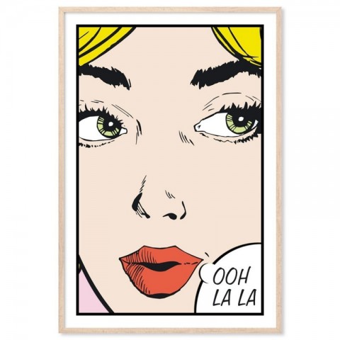 Woman Ooh La La Art Print