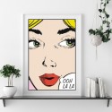 Woman Ooh La La Art Print