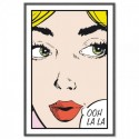 Woman Ooh La La Art Print