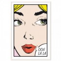 Woman Ooh La La Art Print