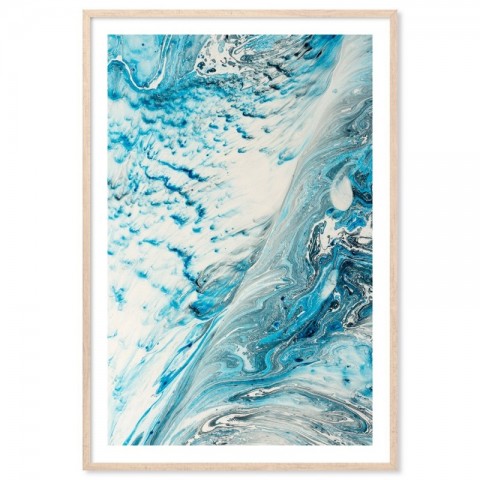 Blue Glacier Art Print