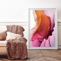 Blush Pink Abstract Art Print