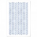 Chevron Powder Blue Art Print