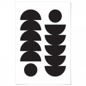 Circles Half Spheres Art Print