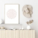 Dabs Of Pink Blush Art Print