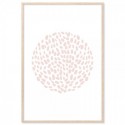 Dabs Of Pink Blush Art Print