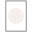 Dabs Of Pink Blush Art Print