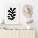 Matisse Inspired Cutout Black Art Print