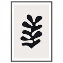 Matisse Inspired Cutout Black Art Print