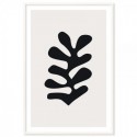 Matisse Inspired Cutout Black Art Print