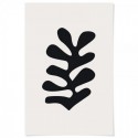 Matisse Inspired Cutout Black Art Print