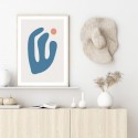 Matisse Inspired Cutout Indigo Art Print