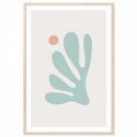 Matisse Inspired Cutout Mint Art Print