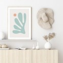 Matisse Inspired Cutout Mint Art Print