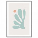 Matisse Inspired Cutout Mint Art Print