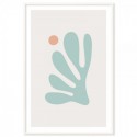 Matisse Inspired Cutout Mint Art Print