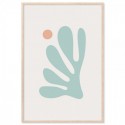 Matisse Inspired Cutout Mint Art Print