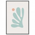 Matisse Inspired Cutout Mint Art Print