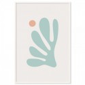 Matisse Inspired Cutout Mint Art Print