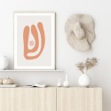 Matisse Inspired Cutout Orange Art Print