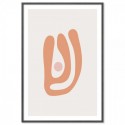 Matisse Inspired Cutout Orange Art Print